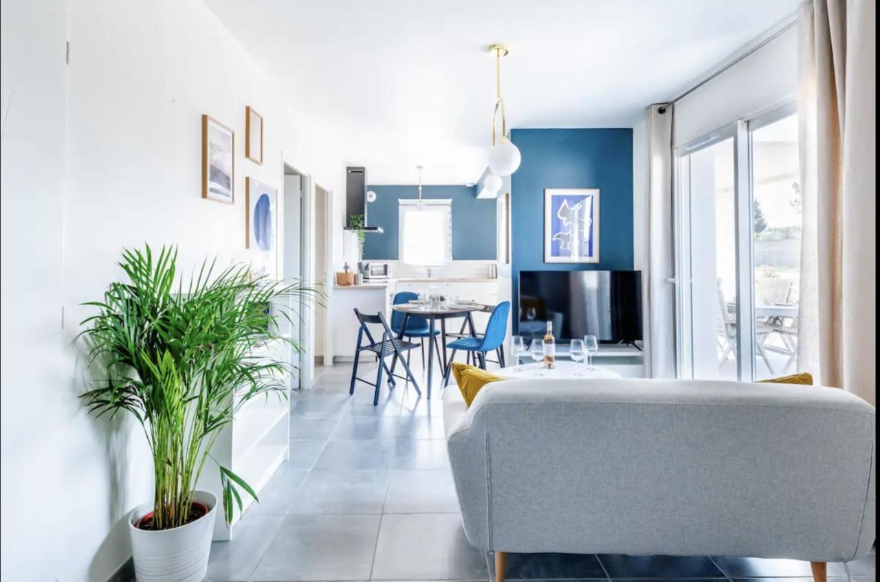 ☆ Blue Provencal Appartement ☆ Morieres-les-Avignon Buitenkant foto