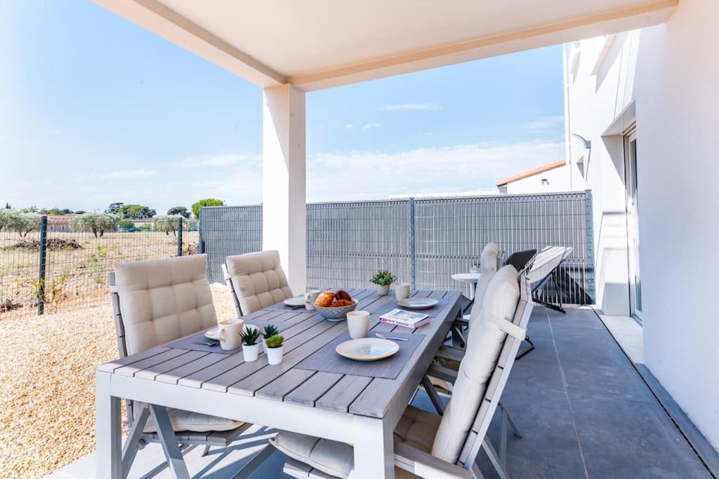 ☆ Blue Provencal Appartement ☆ Morieres-les-Avignon Buitenkant foto