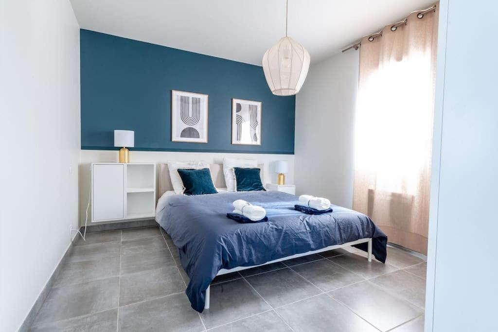 ☆ Blue Provencal Appartement ☆ Morieres-les-Avignon Buitenkant foto