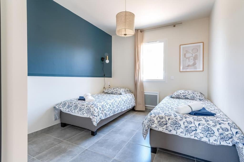 ☆ Blue Provencal Appartement ☆ Morieres-les-Avignon Buitenkant foto
